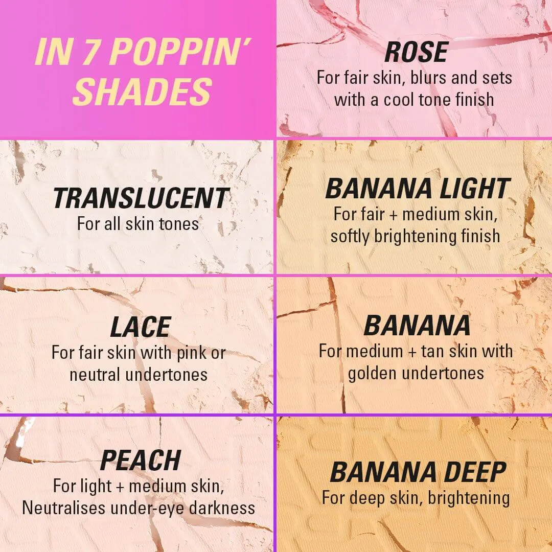 Revolution Powder Pops poudre matifiante Banana floutante