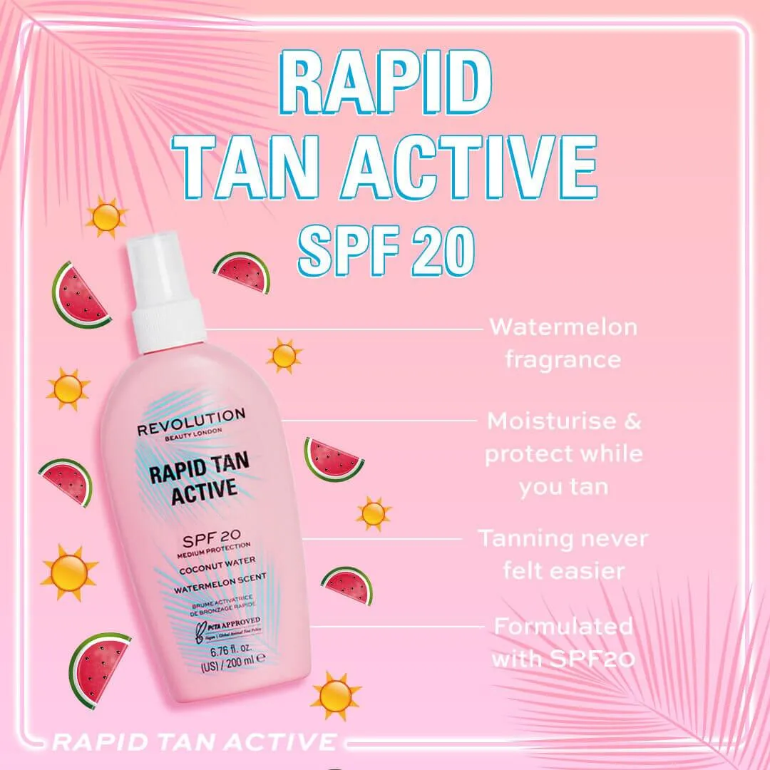 Revolution Rapid Tan Accelerator SPF 20 autobronzant coco