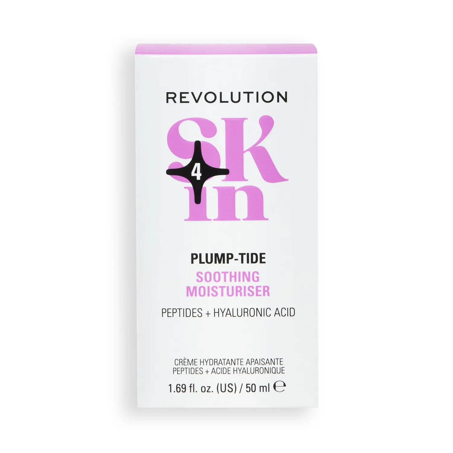 Revolution Skin Plump-Tide crème hydratante peptides peau sensible