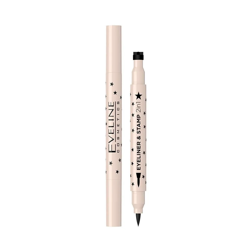 Eveline Eyeliner Stamp 2en1 noir cœur