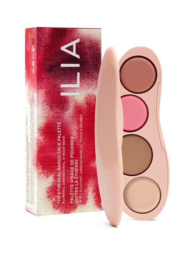 Ilia Ethereal Baked Palette visage highlighter blush 8h