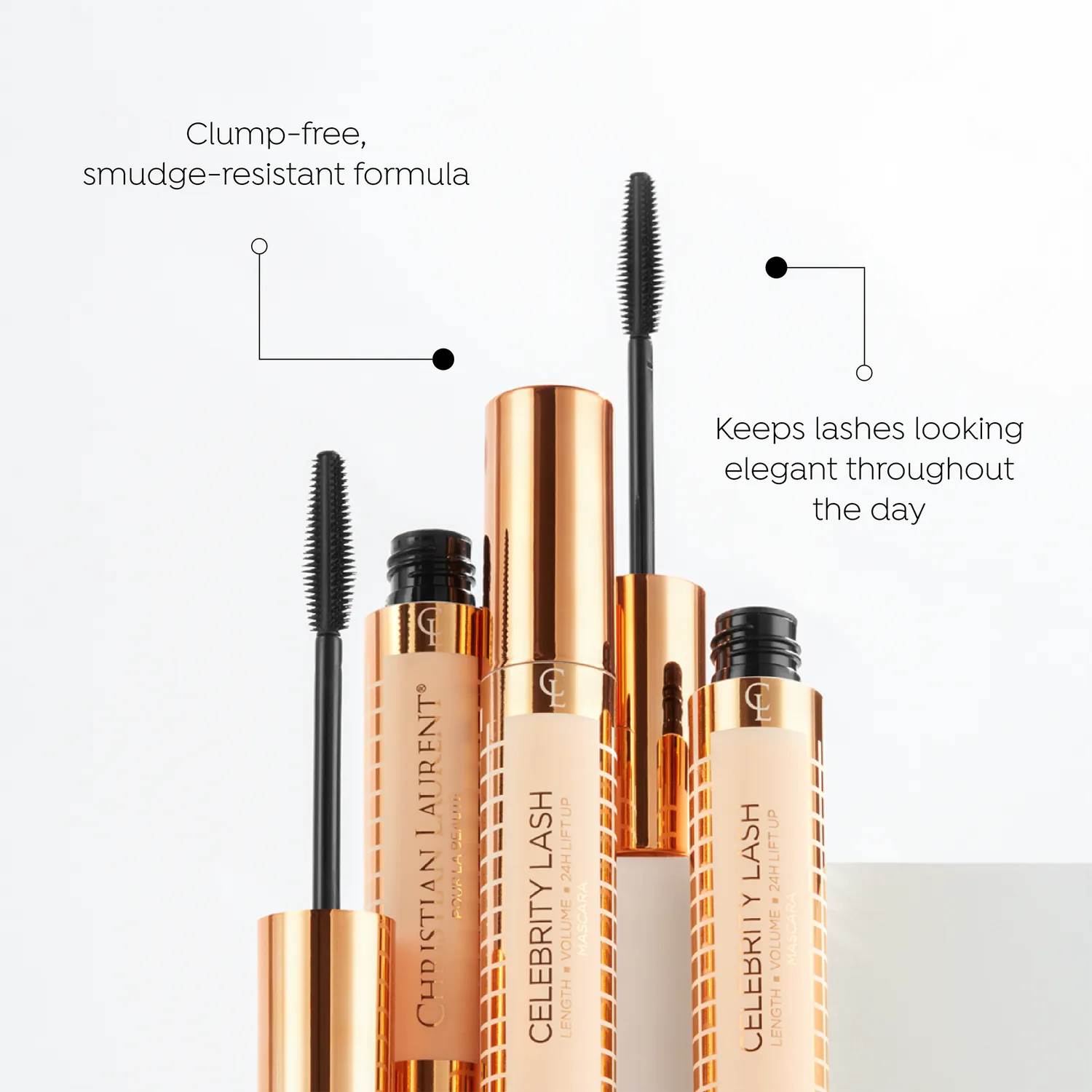 Christian Laurent Celebrity Lash mascara volume longueur noir