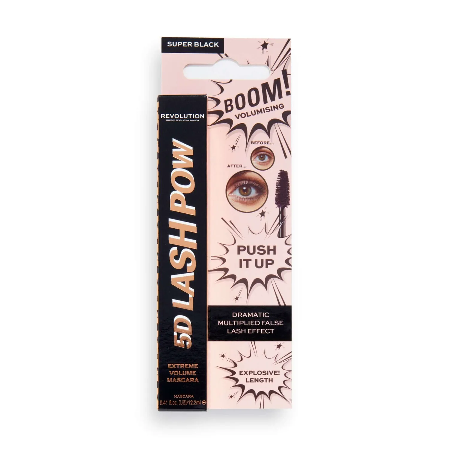 Revolution 5D Lash Pow mascara volume noir vegan