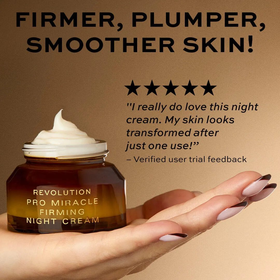 Revolution Pro Miracle Vegan Collagen crème nuit raffermissante