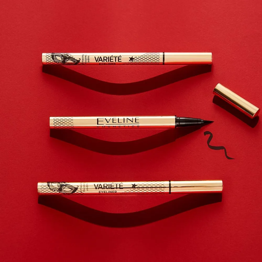 Eveline Variete eyeliner waterproof noir intense mat