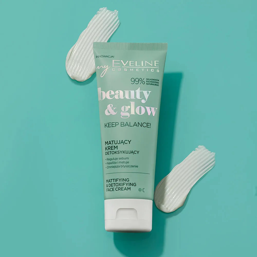 Eveline Cosmetics Beauty Glow Mattifying Detoxifying crème matifiante
