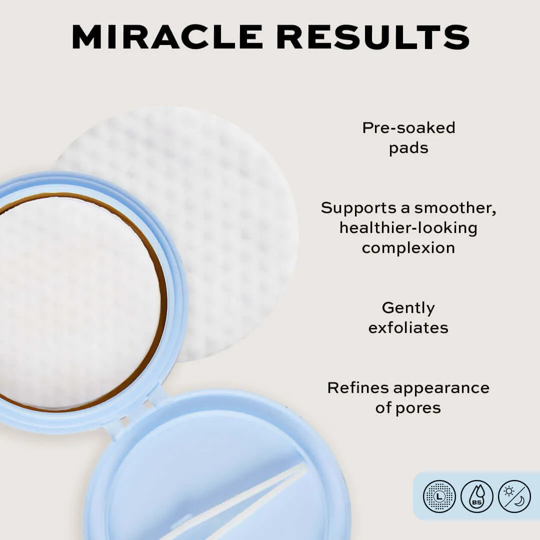 Revolution Pro Miracle Pads Visage Acide Lactique pores affinés