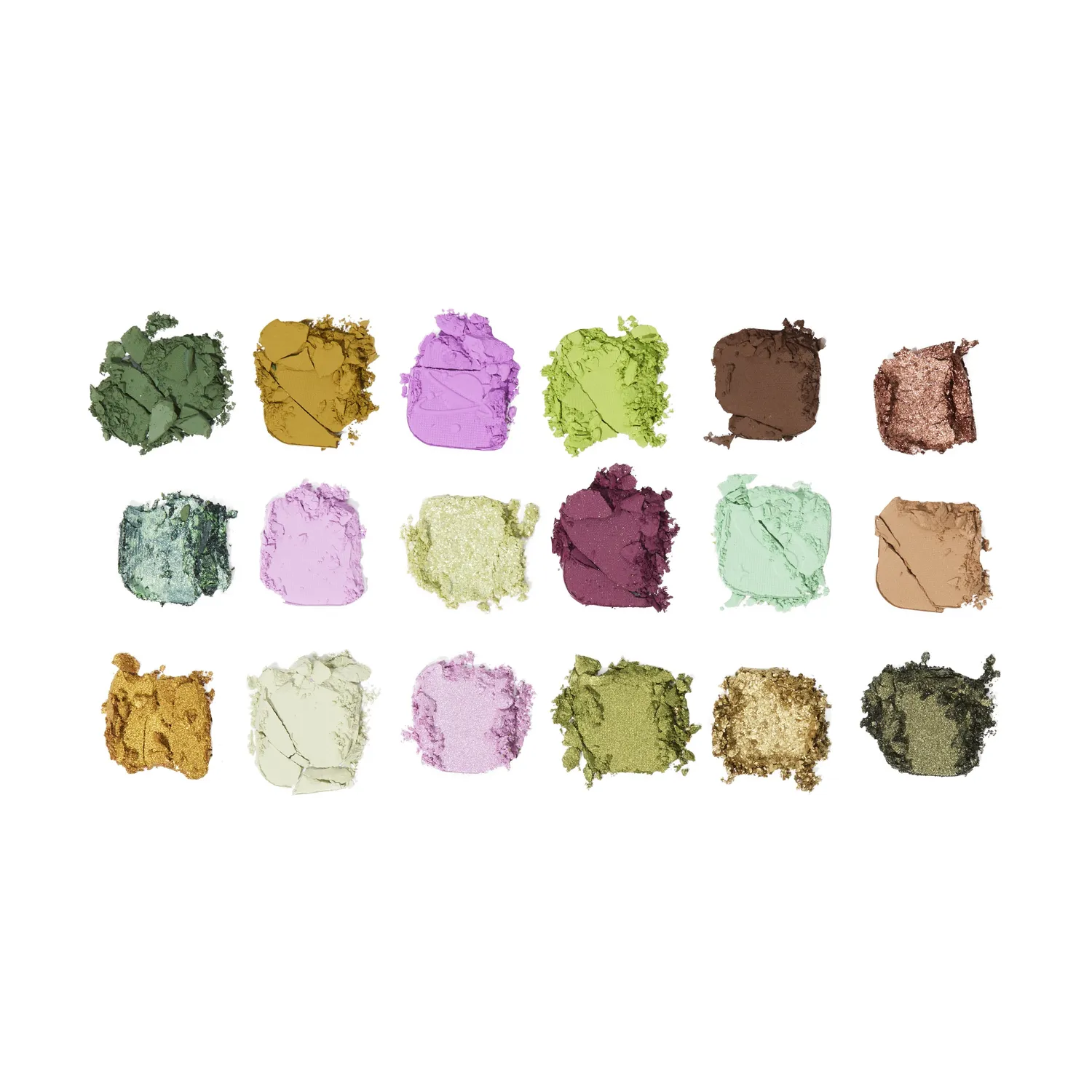 Revolution Forever Flawless palette fards Astro Nova Green 18 verts