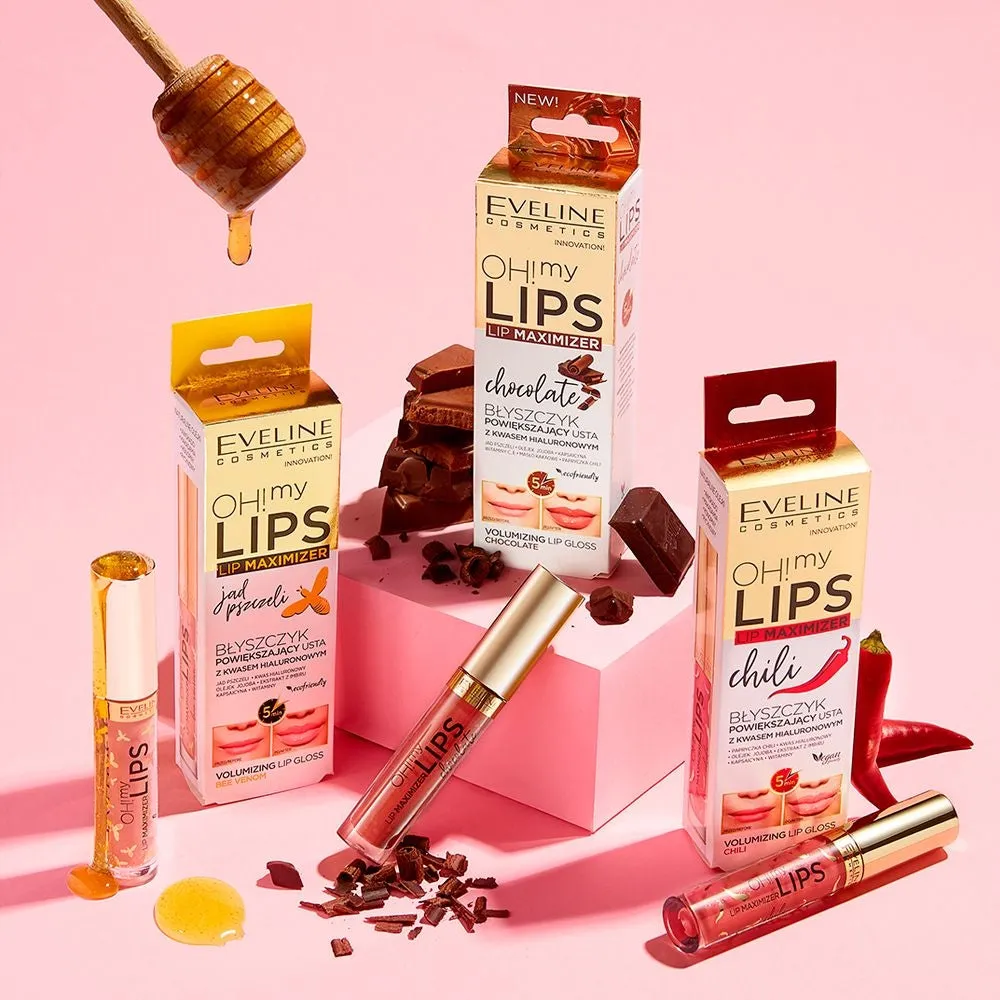 Eveline Oh! My Lips gloss lèvres repulpant acide hyaluronique venin
