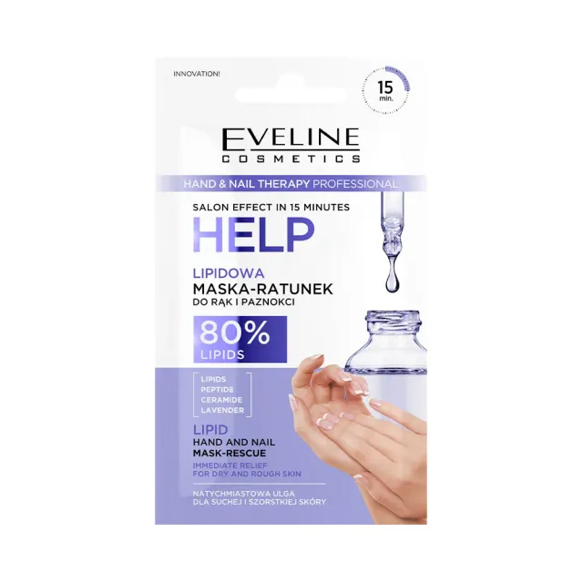 Eveline Hand Nail Therapy Help Lipid masque mains ongles peaux sèches