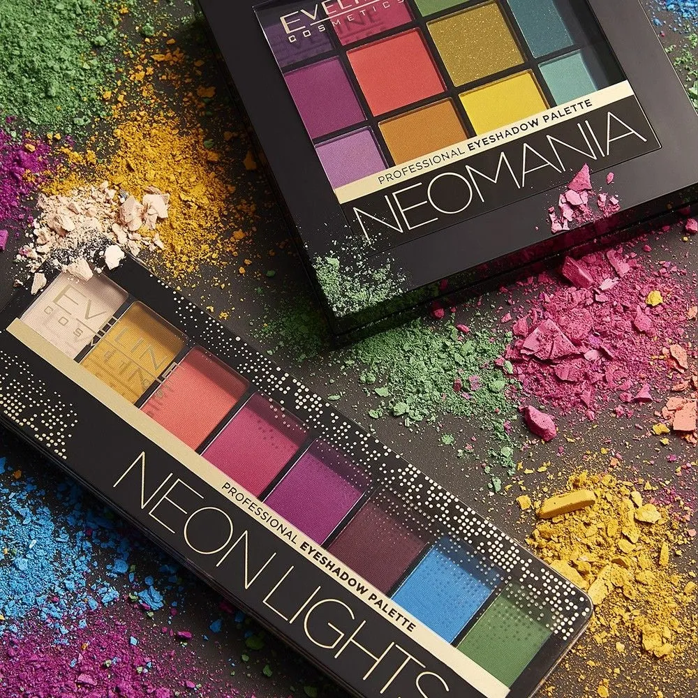 Eveline Cosmetics Neon Lights palette 8 fards paupières