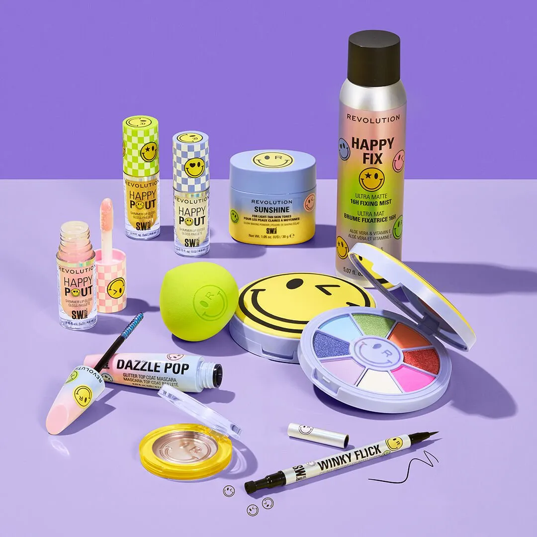 Revolution x S.W. Smiley Superfix Happy Fix spray mat fixateur