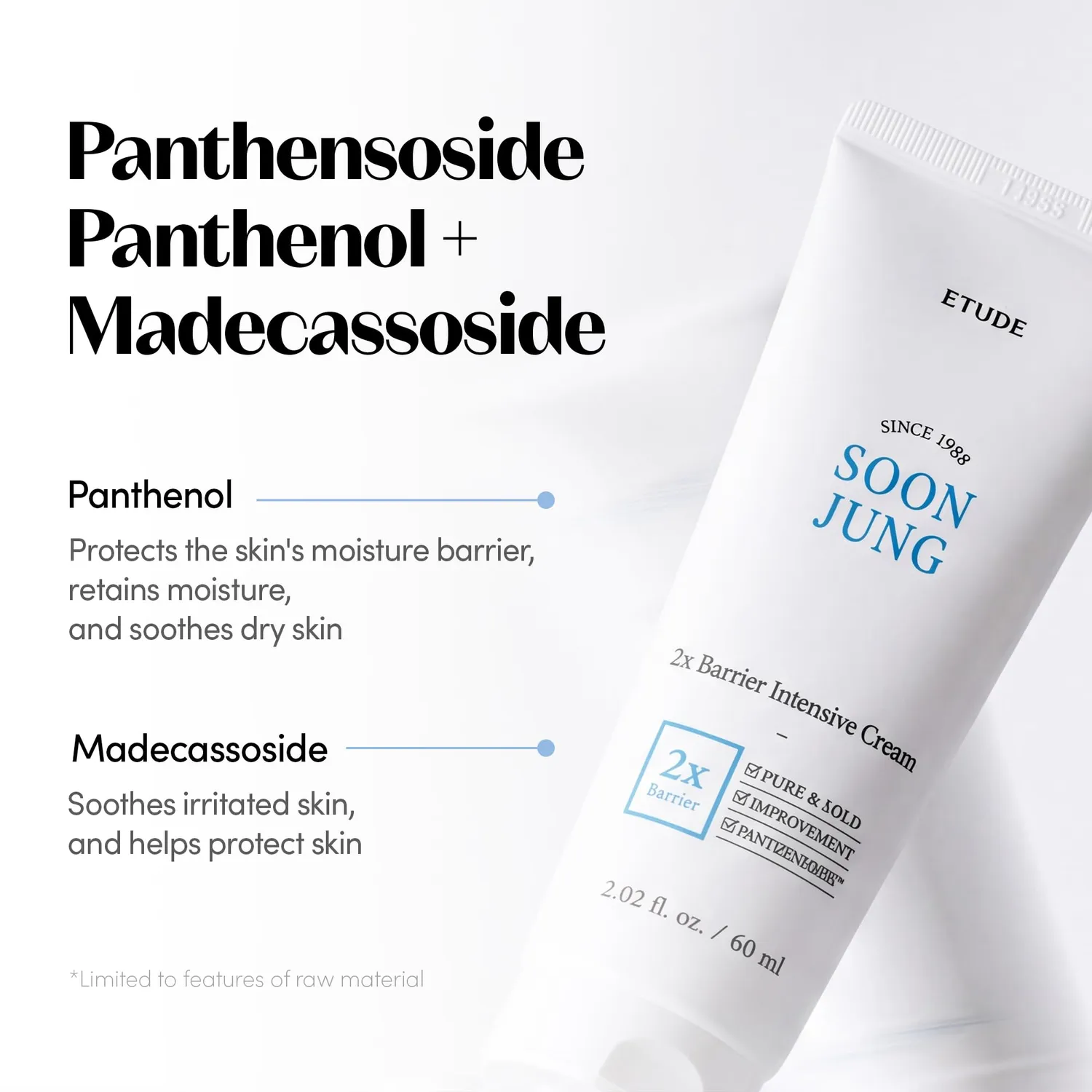 Etude SoonJung 2x Barrier crème visage 60 ml apaisante