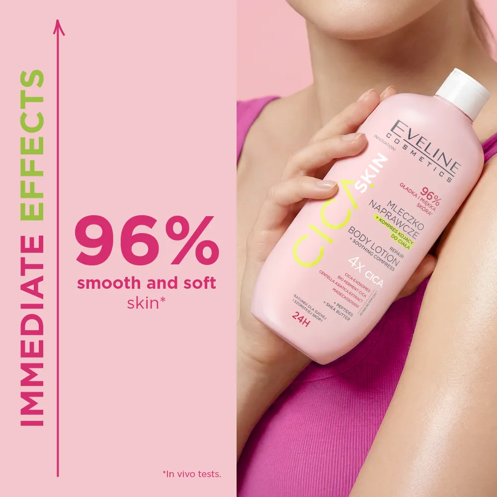 Eveline Cica Skin lait réparateur apaisant corps vegan