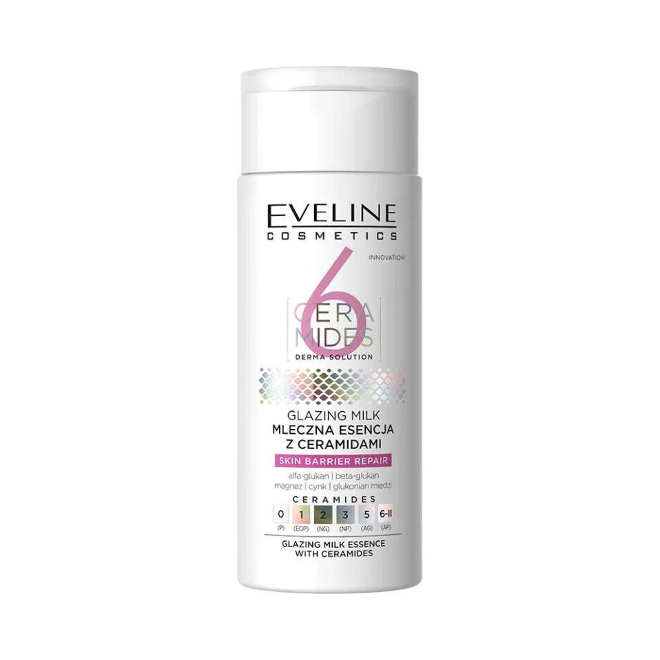 Eveline 6 Ceramides Glazing Milk lait éclat peau sensible