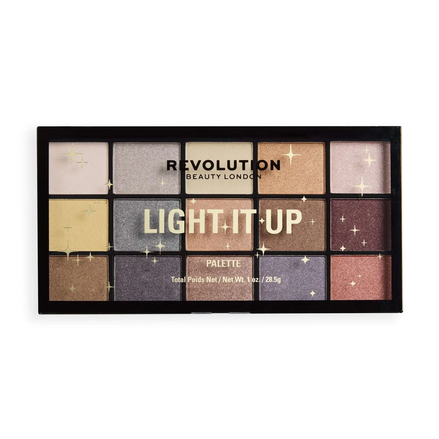 Revolution Reloaded Light It Up palette fards dorés