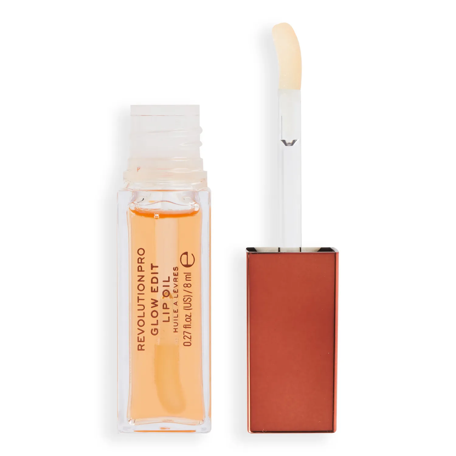 Revolution Pro Glow Edit huile lèvres Soleil Orange brillant