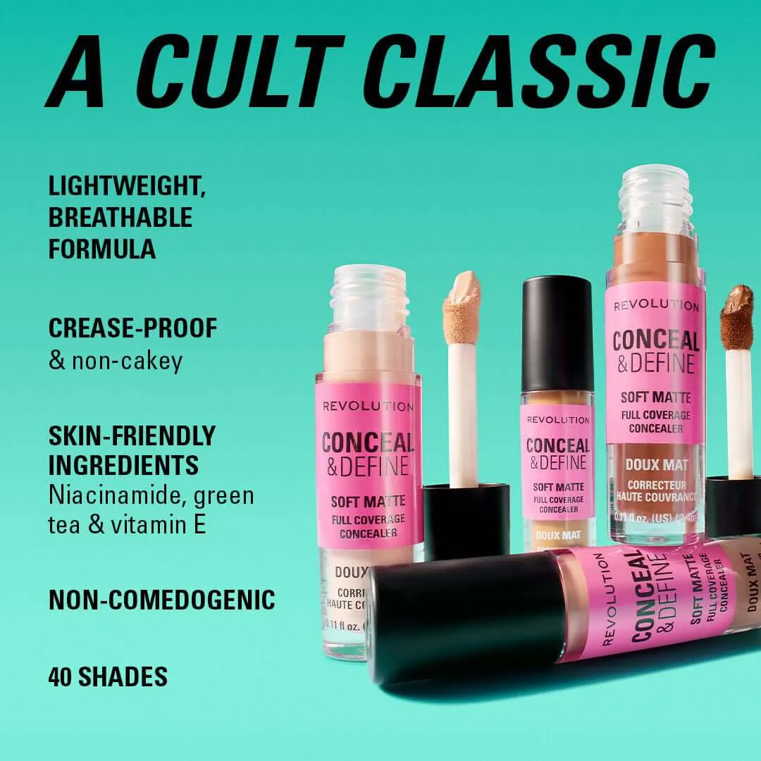 Revolution Conceal and Define anti-cernes C1N couvrance totale