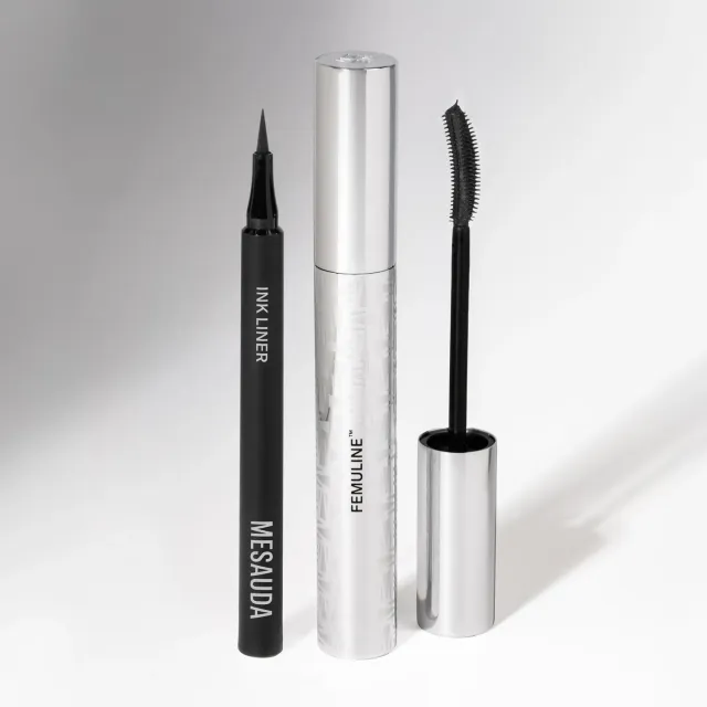 Mesauda Femuline Ink Liner kit mascara eyeliner noir extra black