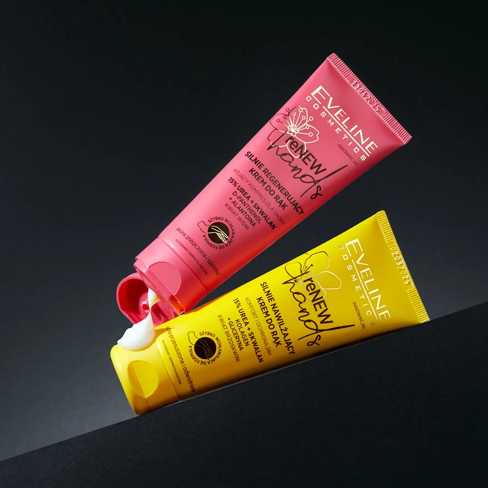 Eveline Renew Hands crème mains régénérante peaux sèches vegan