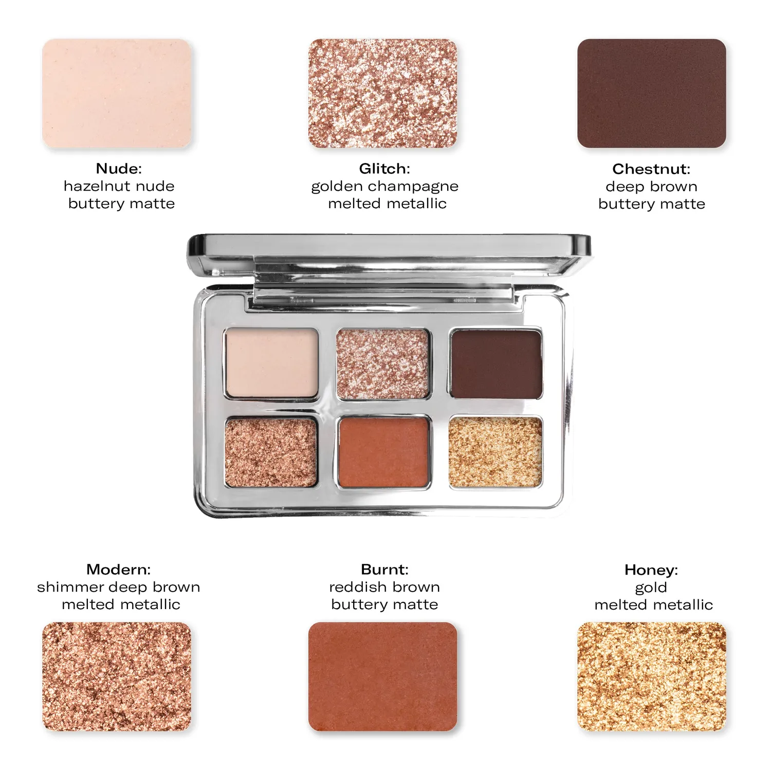 Mesauda Colour Theory 103 Bronze Foil palette fards bronze