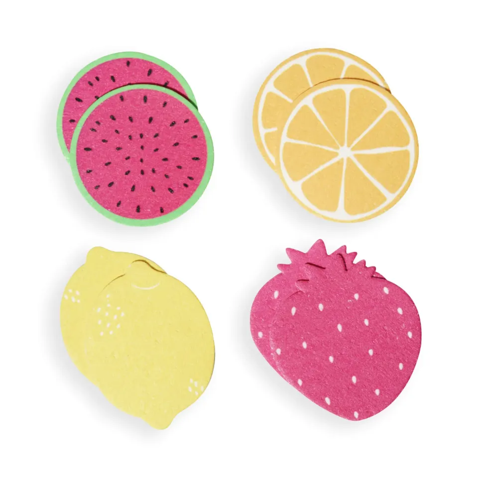 Revolution I Heart Fruity Face éponges visage x8 cellulose