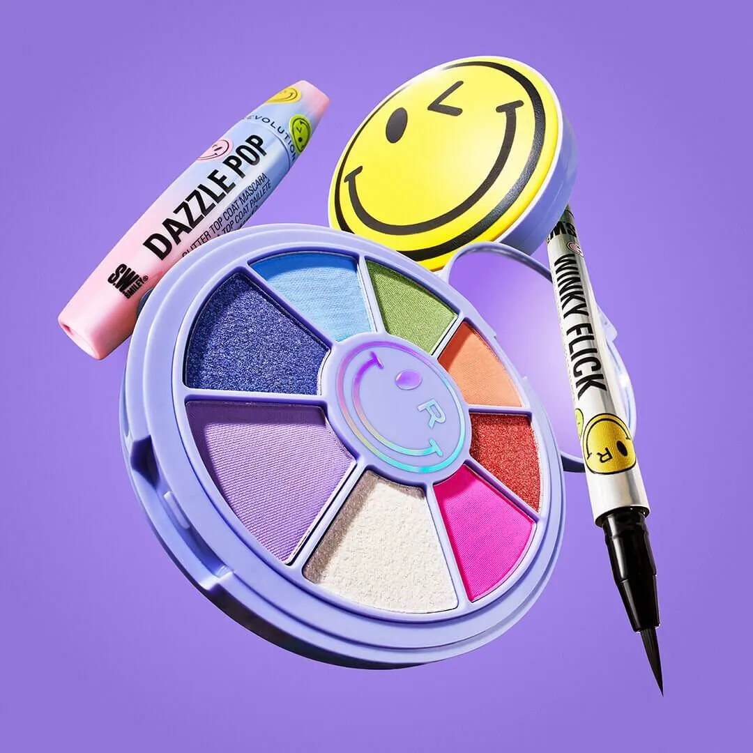 Revolution x Smiley Dream in Colour palette yeux 8 fards festif