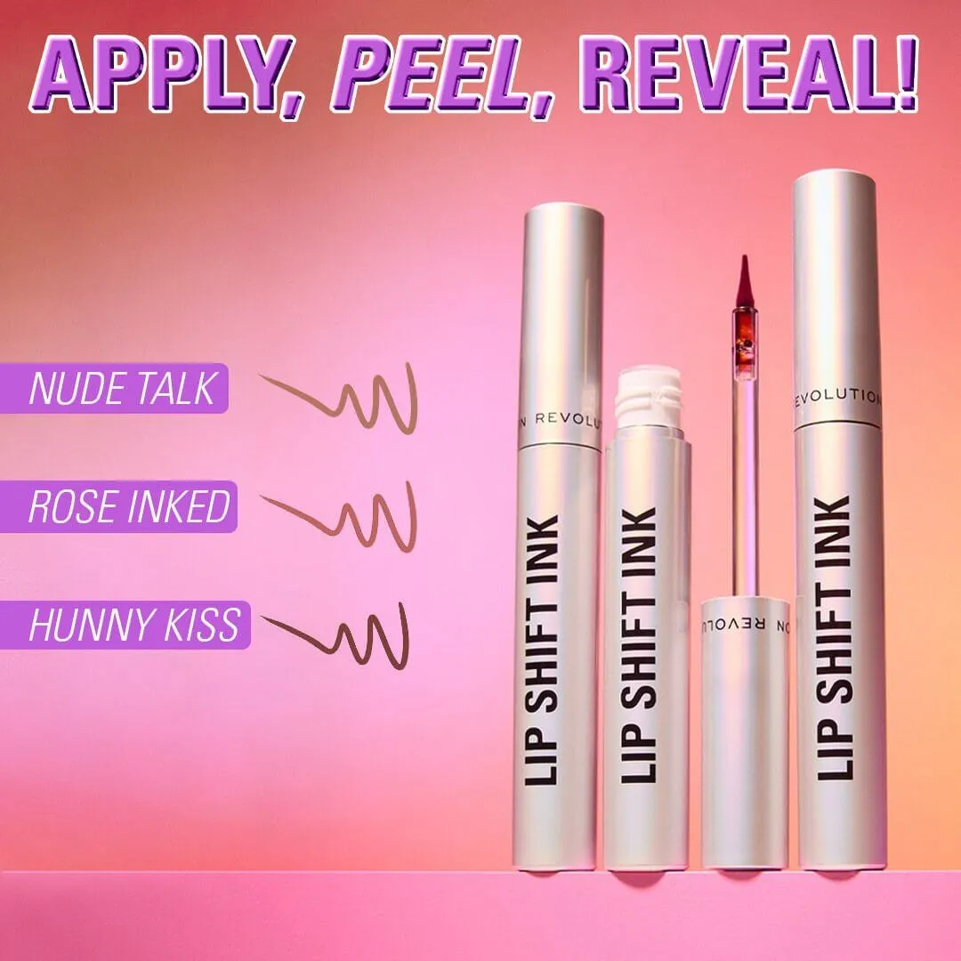 Revolution Lip Shift Ink Peel Off Lipliner stain lèvres