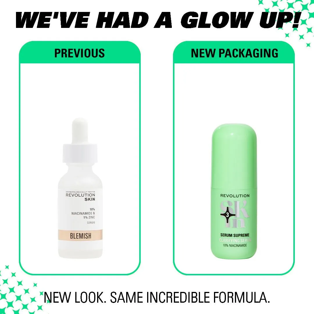 Revolution Skin Serum Supreme sérum niacinamide 10% pores