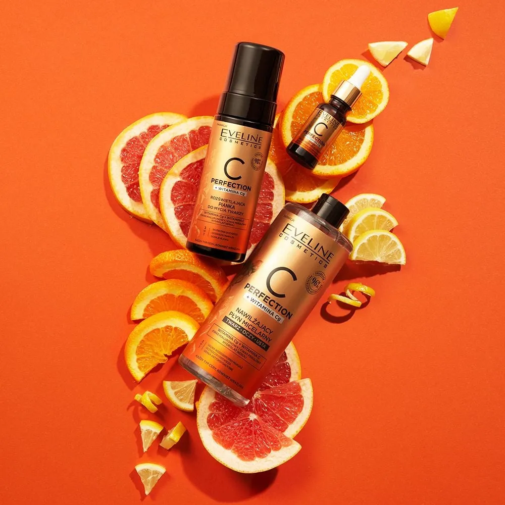 Eveline C-Perfection mousse nettoyante éclat vitamine C