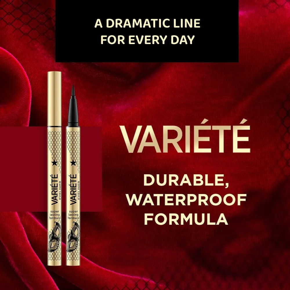 Eveline Variete eyeliner waterproof noir intense mat