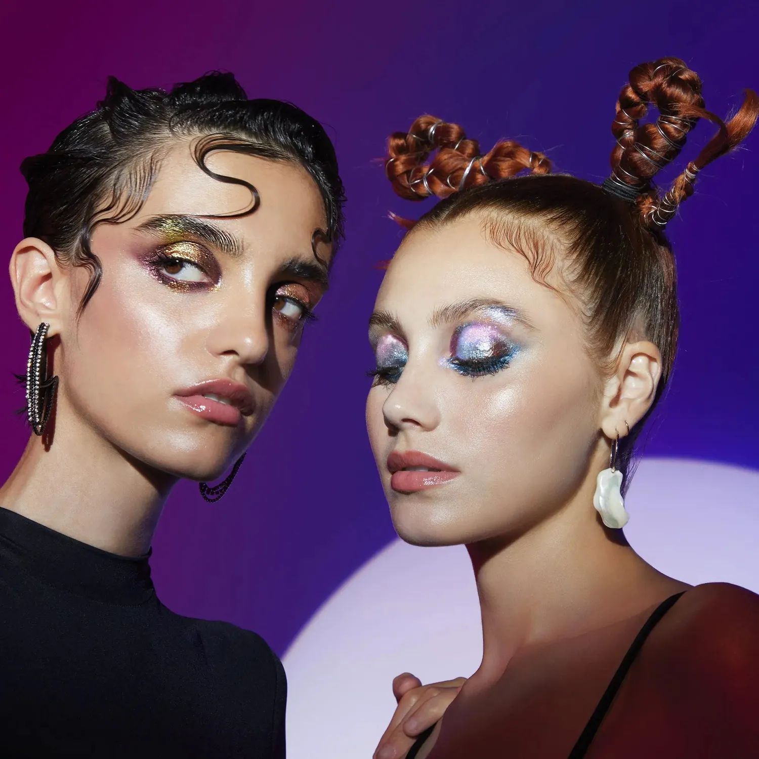 Mesauda Galactic Shadow fard liquide glitter duo-chrome