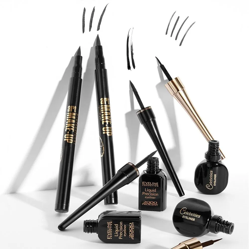 Eveline Cosmetics Art Scenic eyeliner feutre noir intense