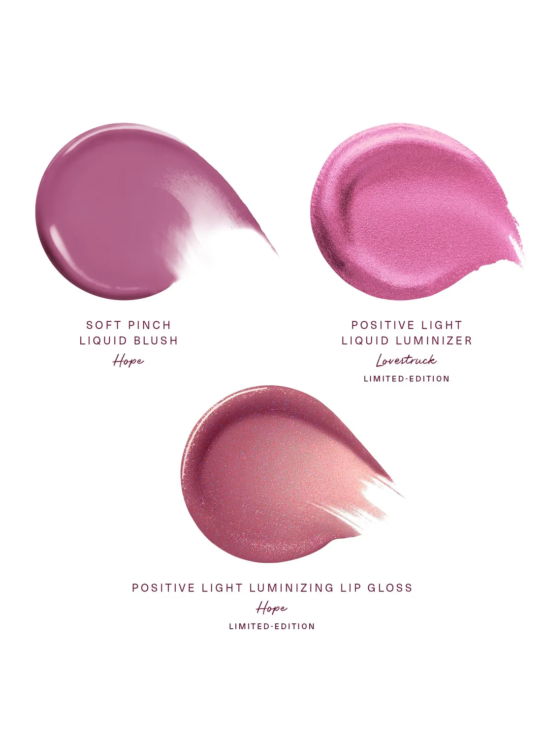 Rare Beauty Violet Faves Mini Trio Joues Lèvres violet