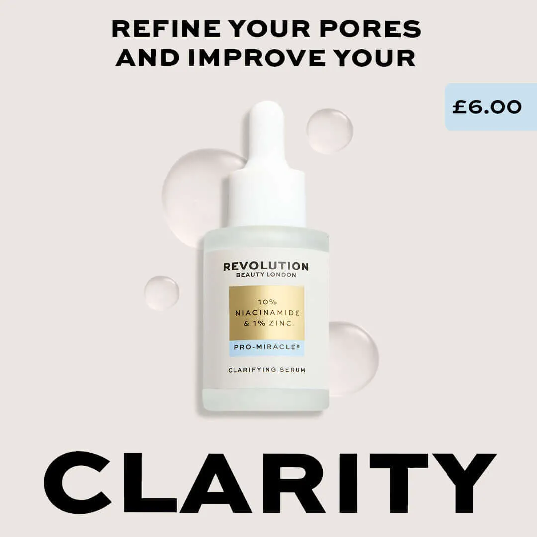Revolution Pro Miracle 10% Niacinamide sérum anti-imperfections