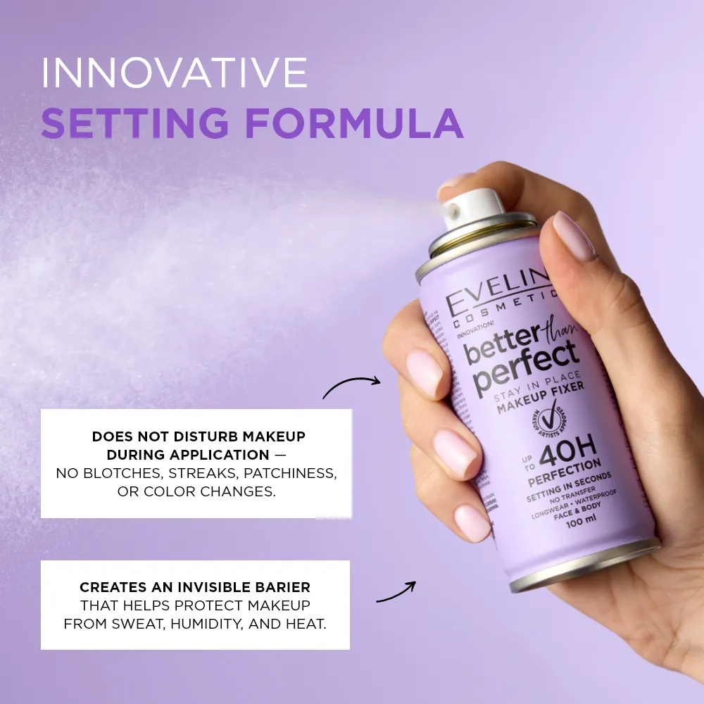 Eveline Better Than Perfect spray fixateur Stay In Place 40h