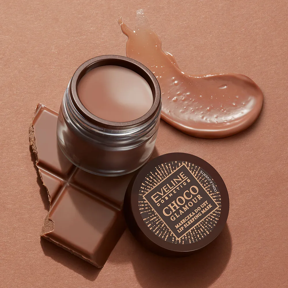 Eveline Cosmetics Choco Glamour masque lèvres nuit vegan