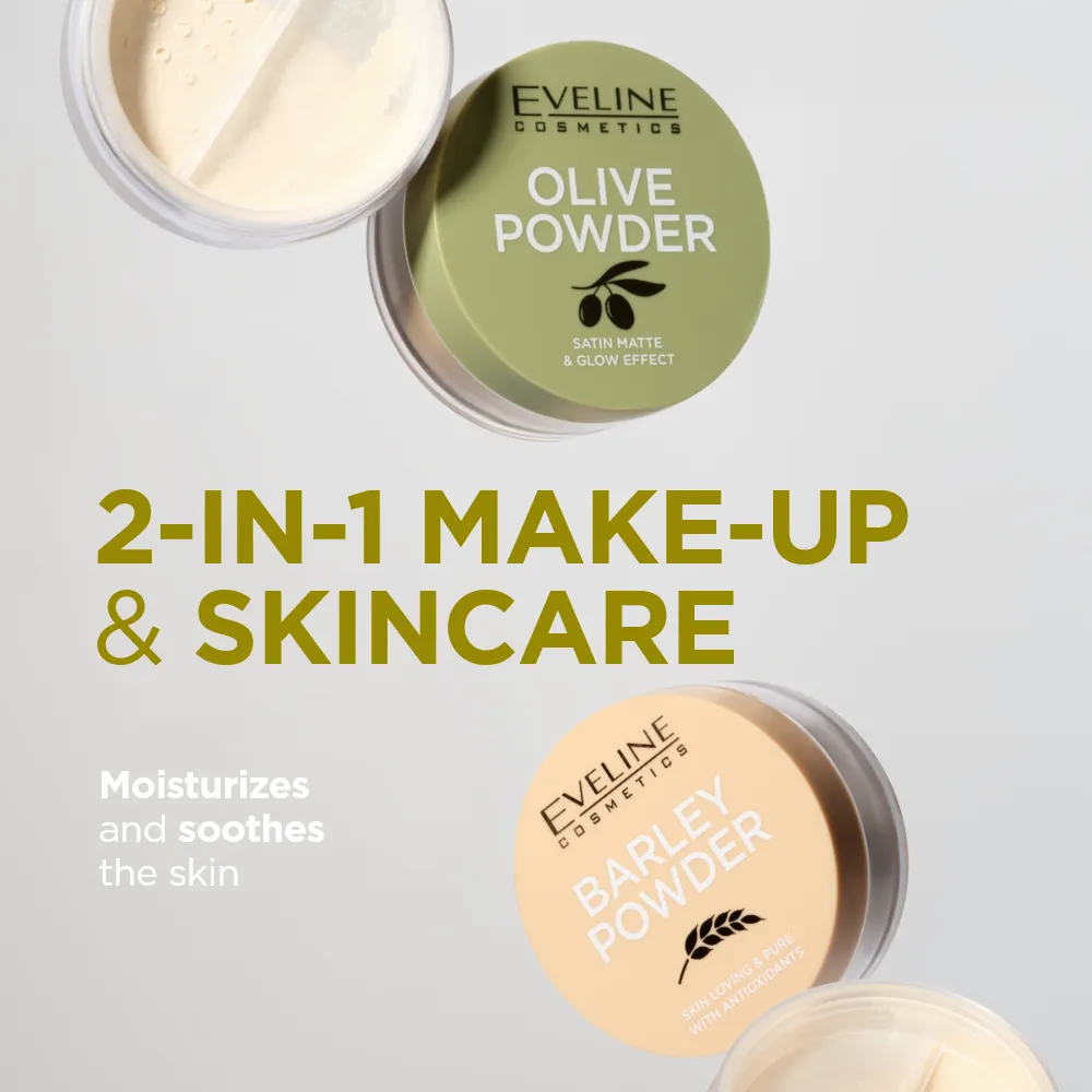 Eveline Full HD poudre libre olive niacinamide mat satiné