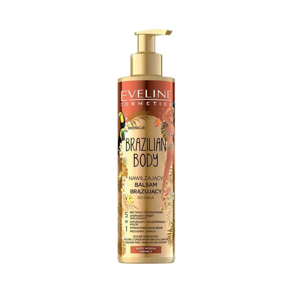 Eveline Brazilian Body lait autobronzant 5 en 1 hydratant
