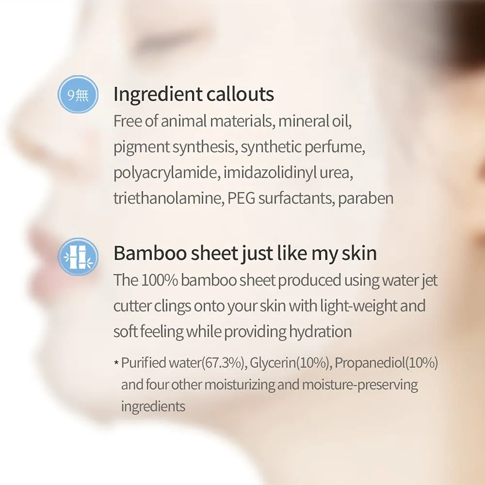 Etude House Soonjung Panthensoside masque tissu 5 pièces peau sensible