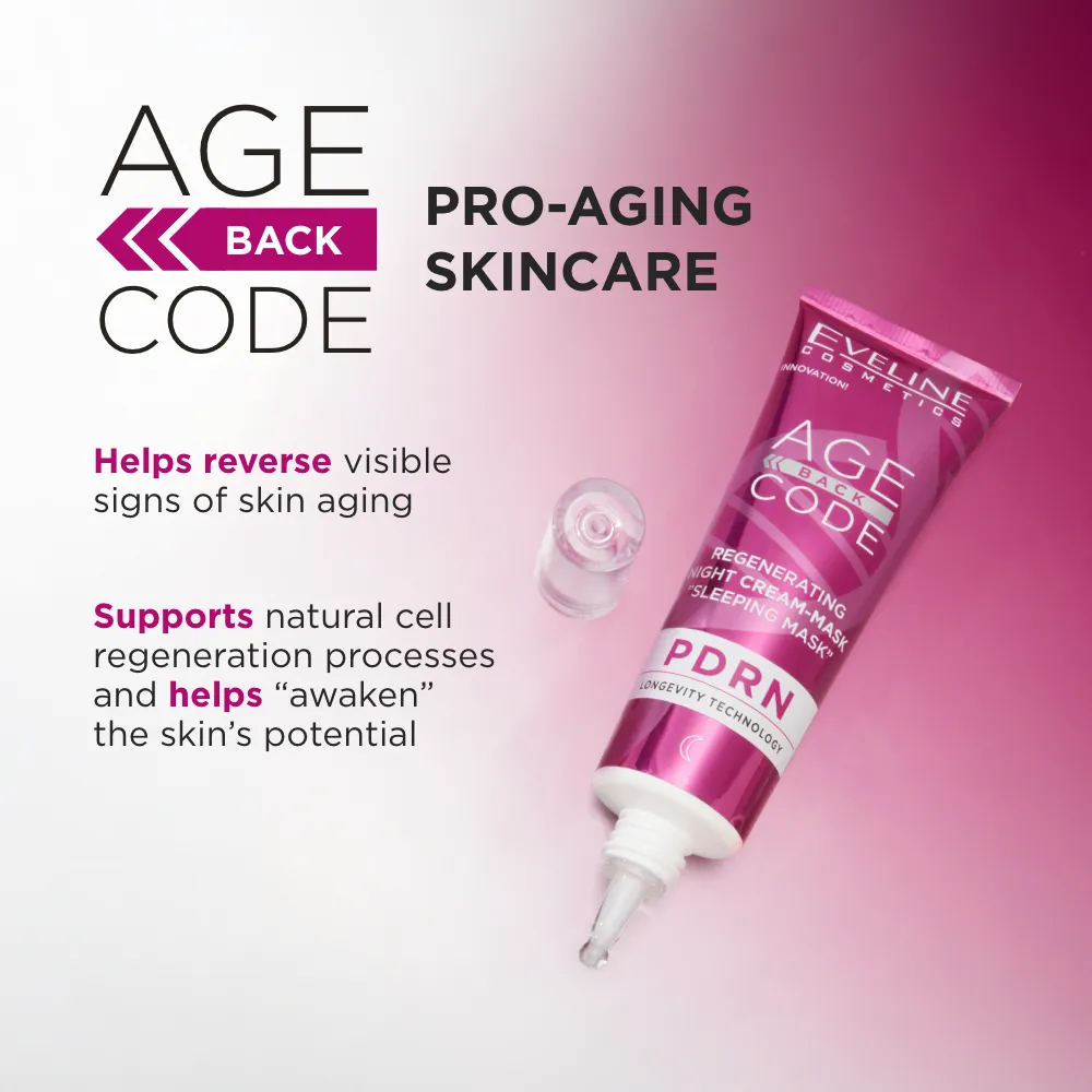 Eveline Age Back Code Sleeping Mask crème-masque nuit collagène