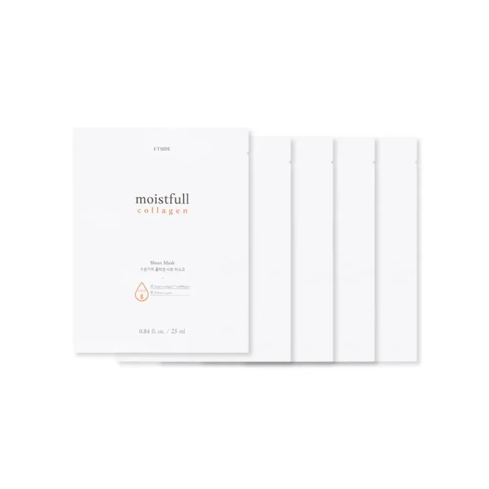 Etude House Moistfull Collagen masque feuille hydratant lot 5