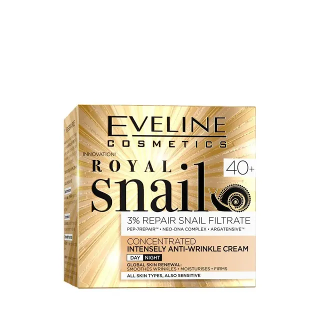 Eveline Royal Snail crème anti-rides 40+ visage escargot