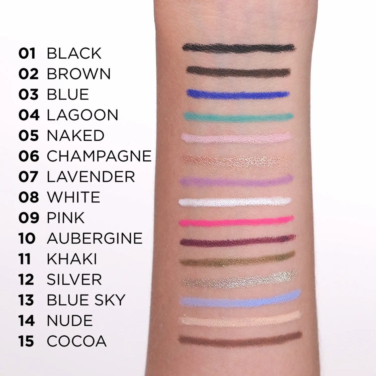 Eveline Variété crayon eyeliner gel waterproof mat