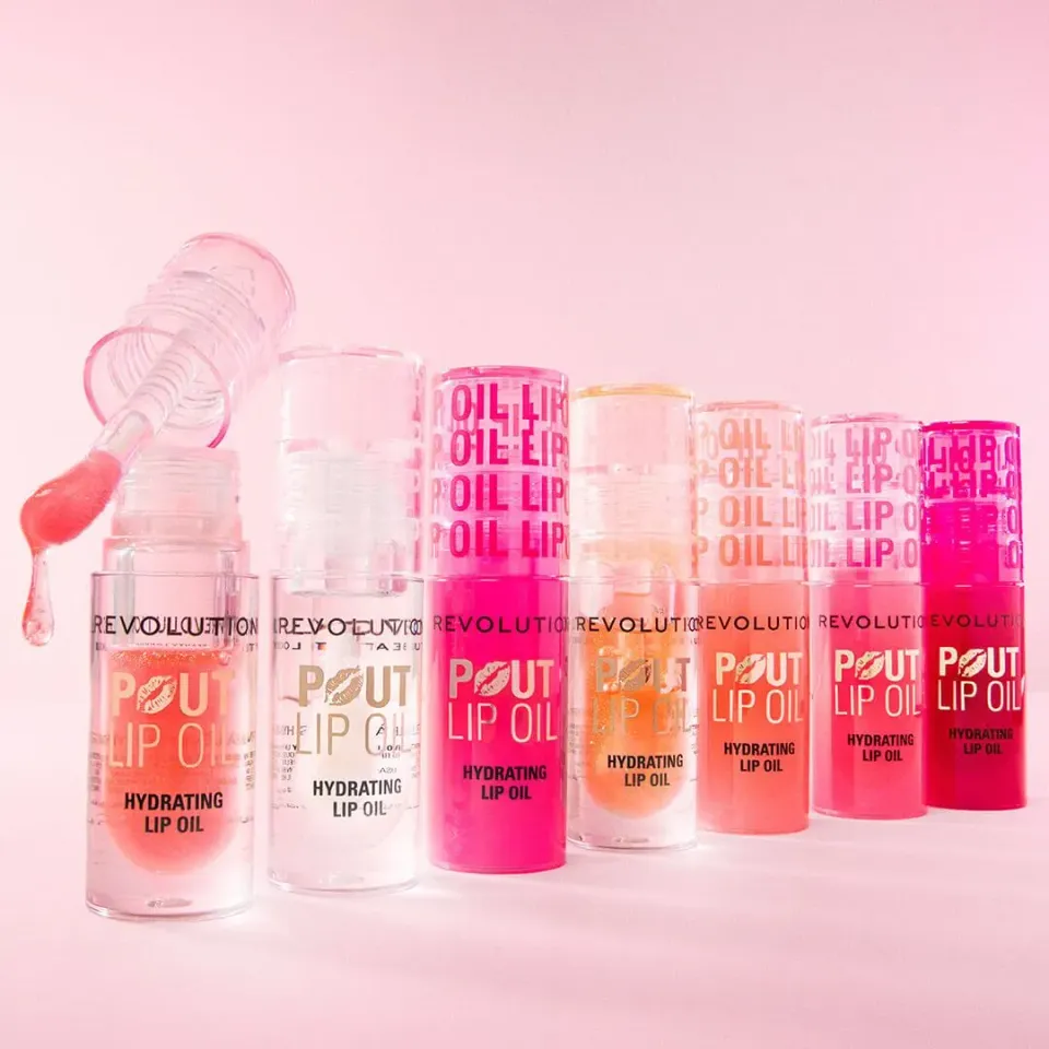 Revolution Pout Lip Oil huile Honey Shimmer brillante