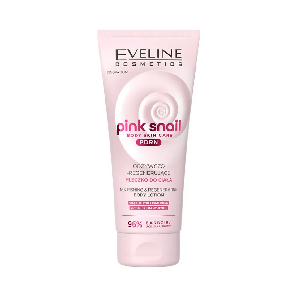 Eveline Pink Snail lait corps nourrissant régénérant peaux sèches