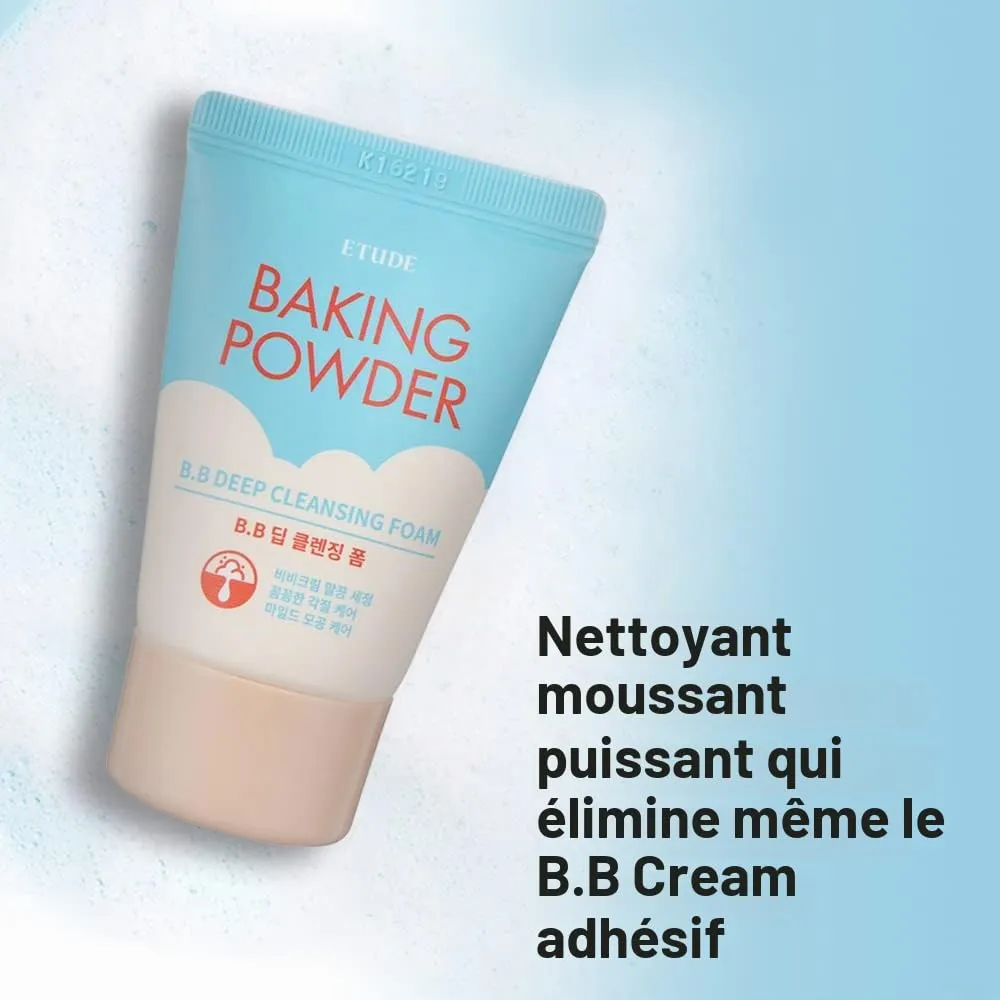 Etude House Baking Powder mousse nettoyante BB 30 ml voyage