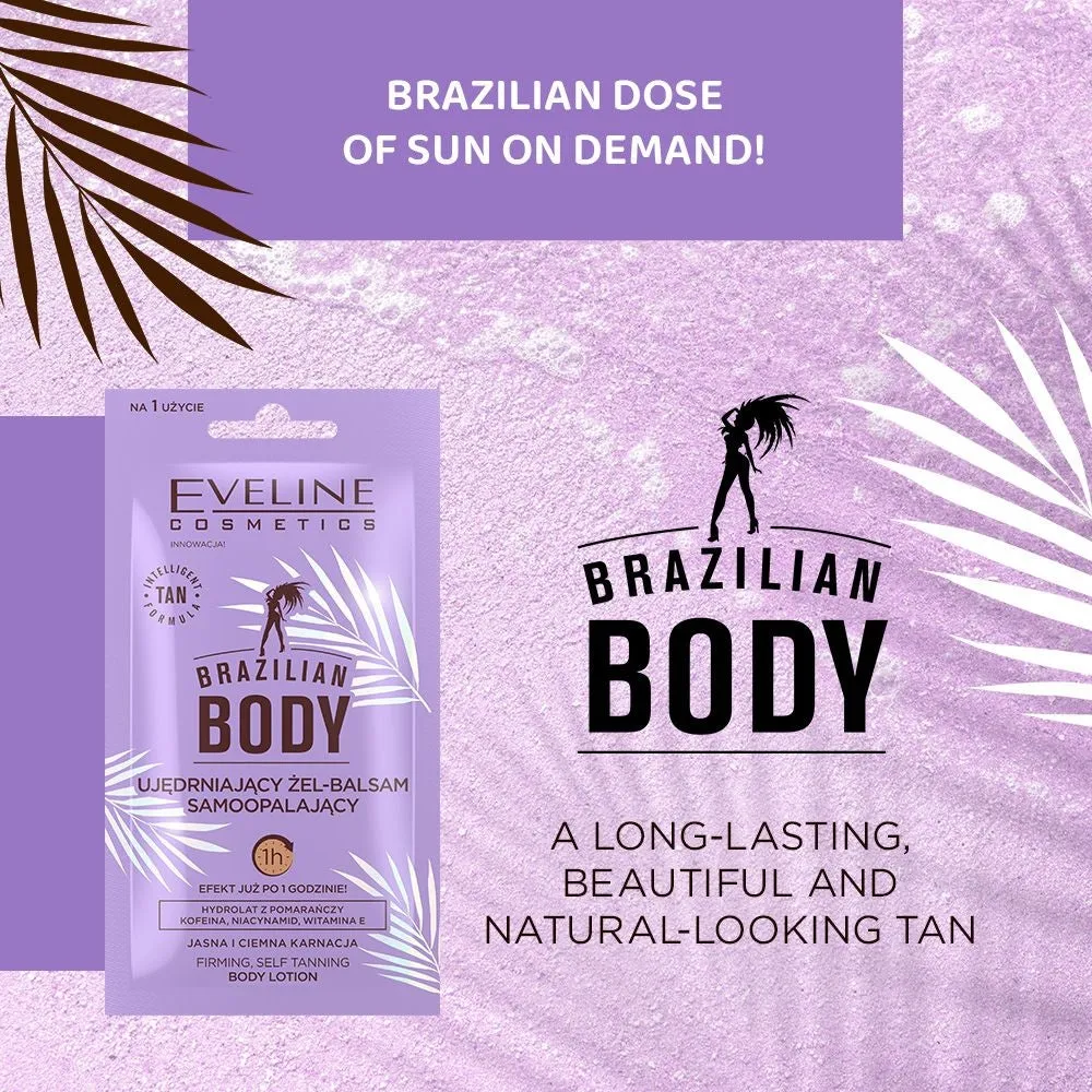 Eveline Brazilian Body gel-lotion autobronzant raffermissant