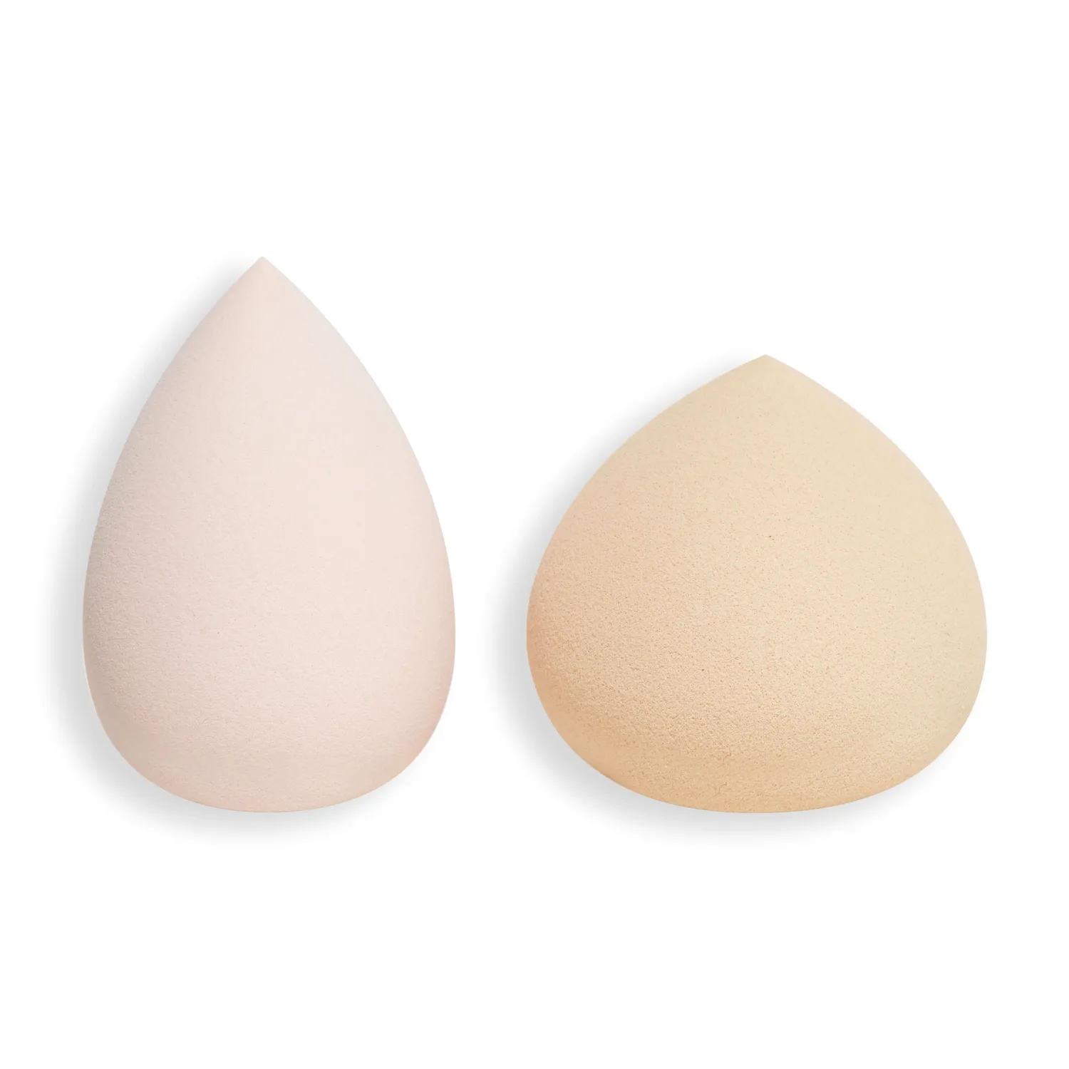 Revolution Peach Petal duo eponges maquillage teint uni