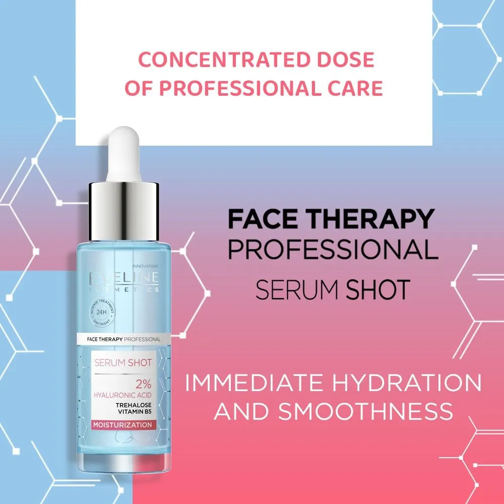 Eveline Serum Shot sérum visage acide hyaluronique 2% hydratant